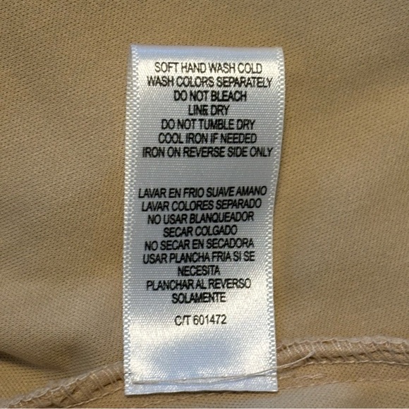 Julian Taylor Black and Tan Lace Overlay A-Line Cap Sleeve Midi Dress Size 6 - Picture 6 of 6